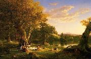 Thomas Cole Picnic USA oil painting reproduction